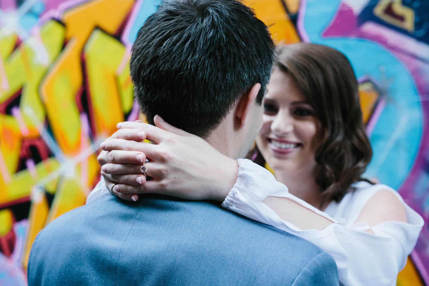 Engagement Photographer Melbourne Graffiti Walk Hosier Lane and Hardware Lane Engagement Shoot with Quila and Dave 3