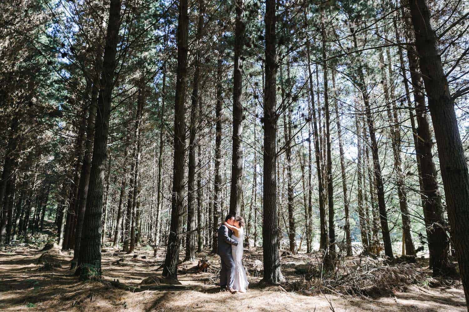 Simple Country Wedding in Wynyard Tasmania | Dayna and Stu’s Forest Wedding