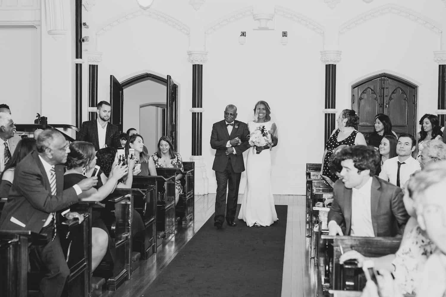 Abbotsford Convent Wedding Ceremony Adel and Pauls Destination Wedding Photographer Madeleine Chiller 11