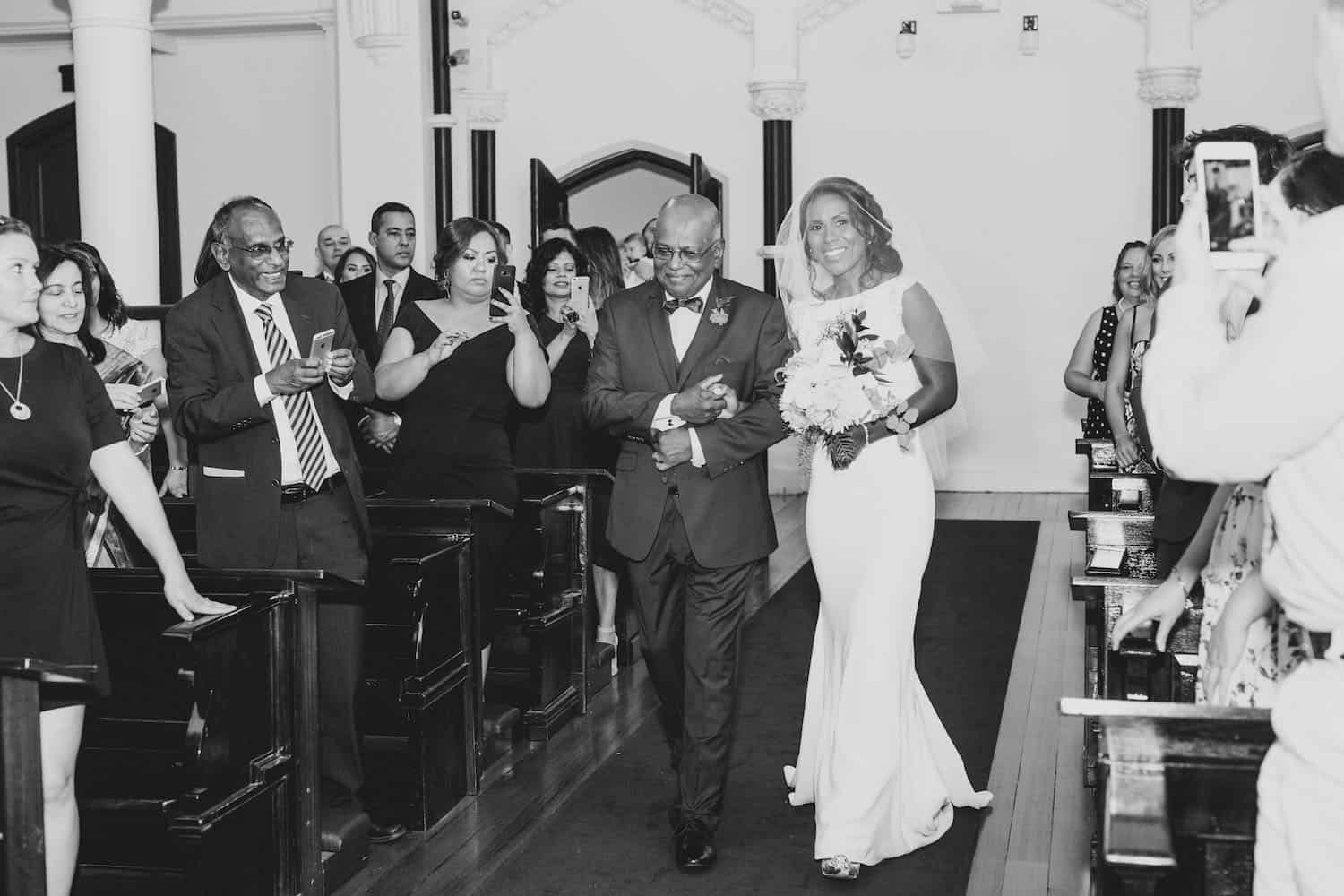 Abbotsford Convent Wedding Ceremony Adel and Pauls Destination Wedding Photographer Madeleine Chiller 12