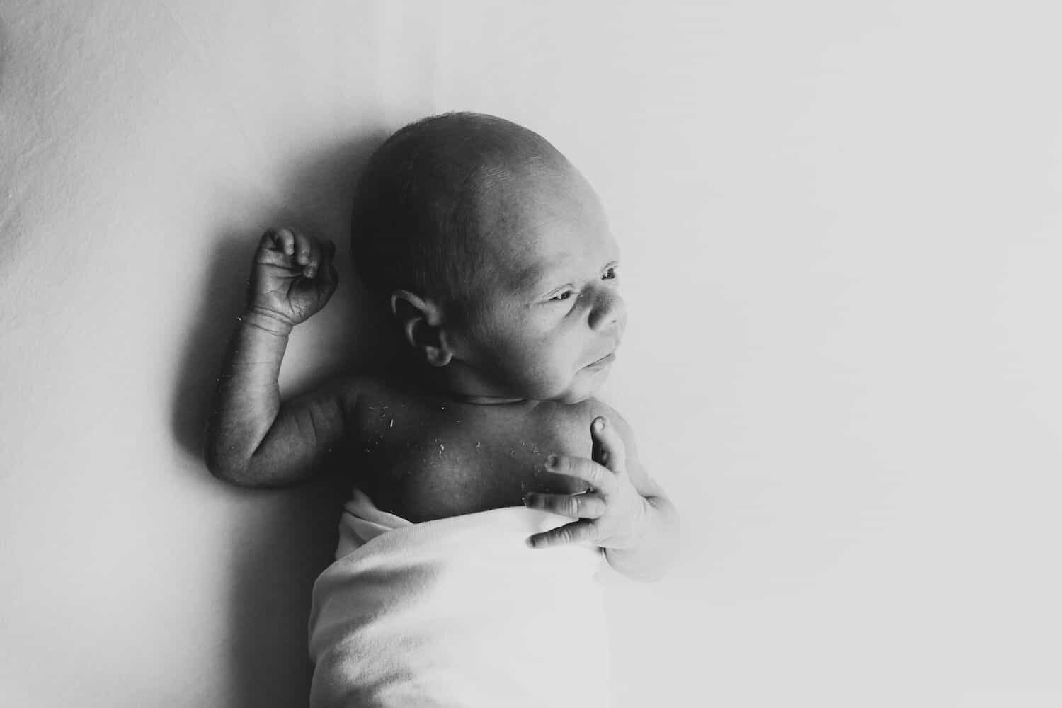 Black and White Newborn Photography Melbourne Newborn Baby Photoshoot Near Me Madeleine Chiller Photography