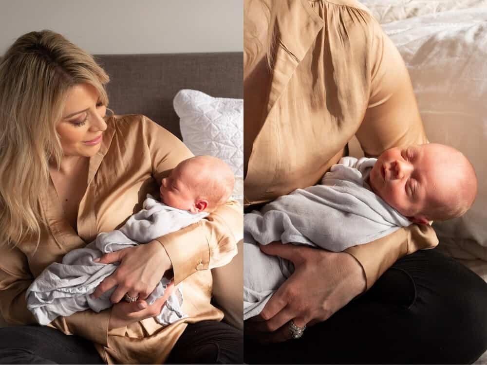 Natural Newborn Family Photoshoot At Home Melbourne Newborn Photography Near Me Madeleine Chiller Photography