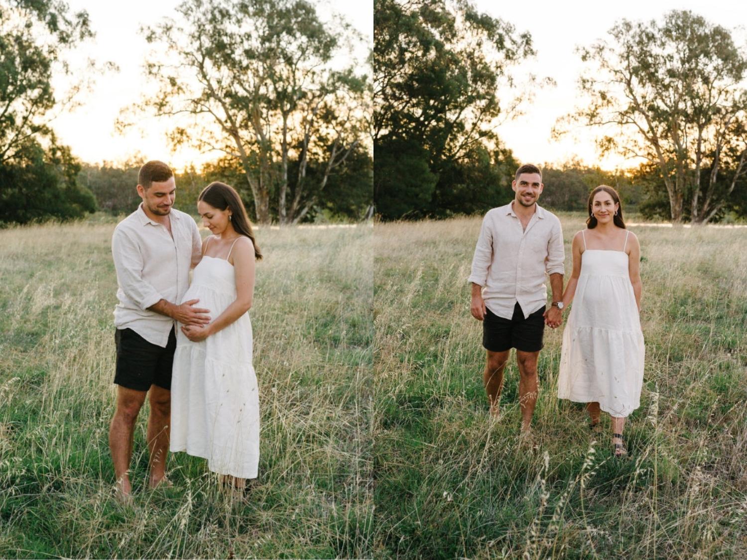 Outdoor Maternity Photoshoot North Melbourne Ascot Vale Madeleine Chiller Photography Yvette and Mark 3