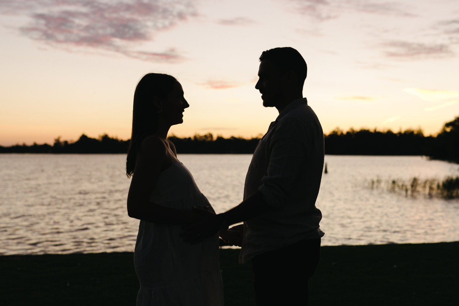 Outdoor Maternity Photoshoot North Melbourne Madeleine Chiller Photography Yvette and Mark